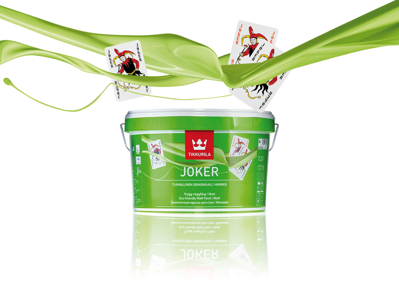 Tikkurila joker краска гипоаллергенная для интерьеров матовая база a 9л