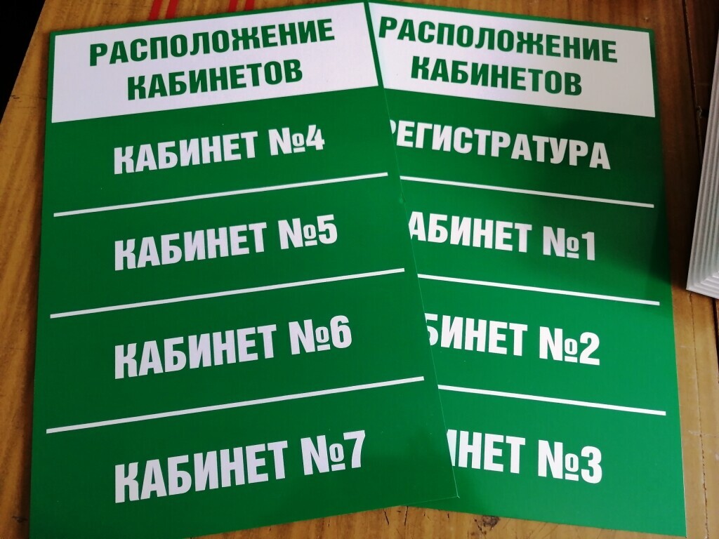 Изготовление табличек Режим работы. в Новосибирске. Цена услуги 3 360  ₽/кв.м - BLIZKO